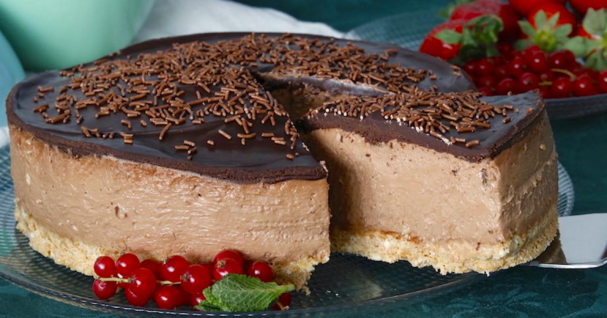 Tarta de queso y chocolate | Recetas Fáciles Reunidas