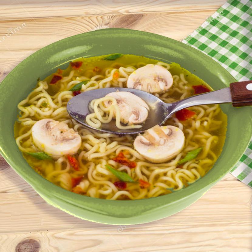 Ver la receta de Sopa de fideos chinos. 